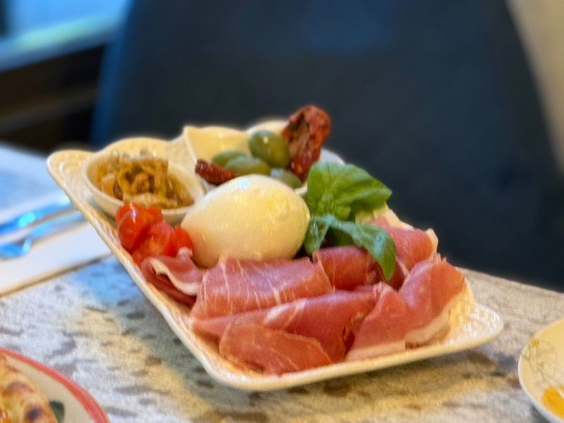 Antipasti & burrata – Pane Cunzato, London